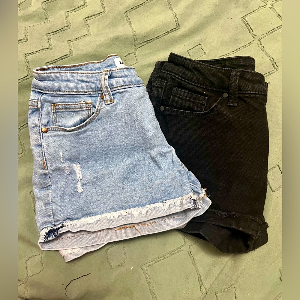 Pair of Tilly’s RSQ Girls Denim Shorts - 10